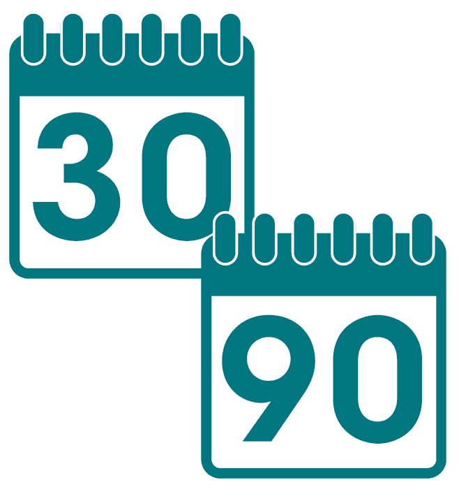 30-90 days