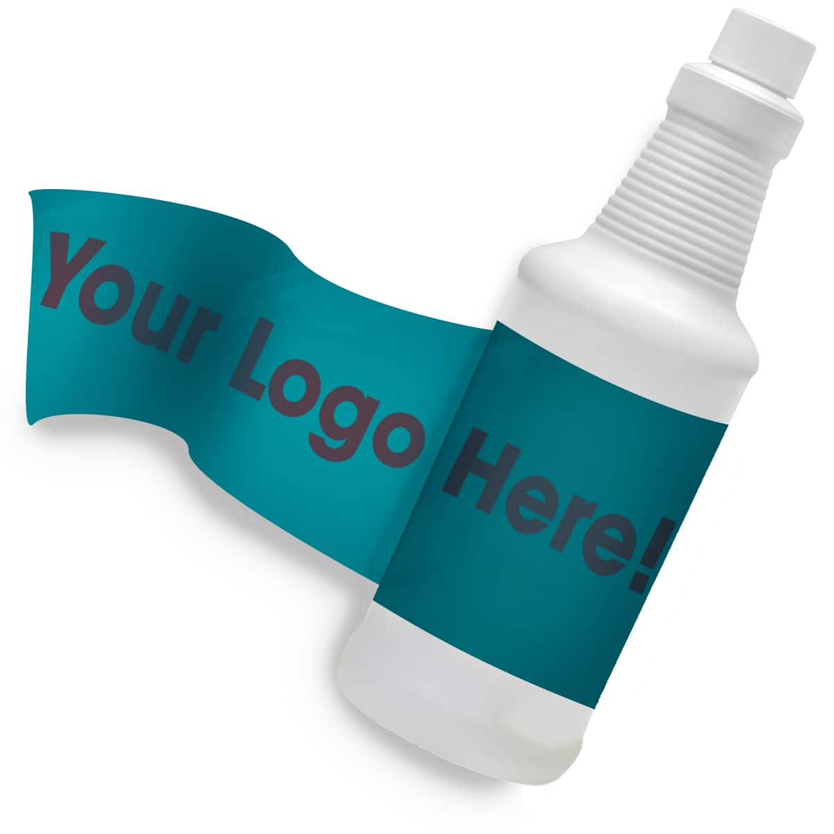 Blank Quart Bottle logo here