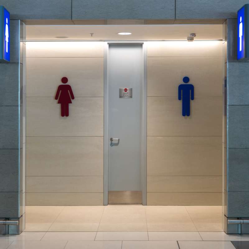 Restroom Entrance